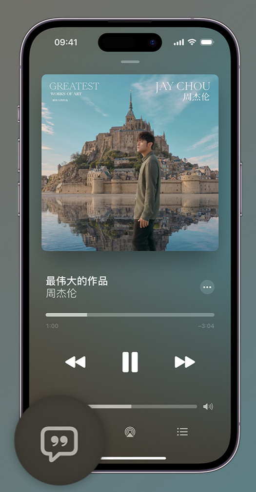 全南iphone维修分享如何在iPhone上使用Apple Music全新唱歌功能 