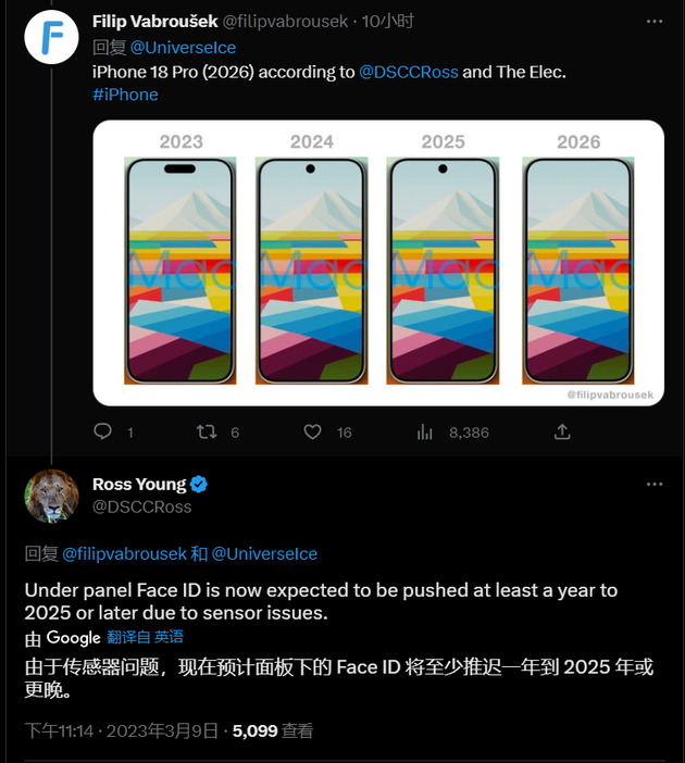 全南苹果手机维修分享:屏下Face ID有什么优势？iPhone何时会有屏下Face ID？ 