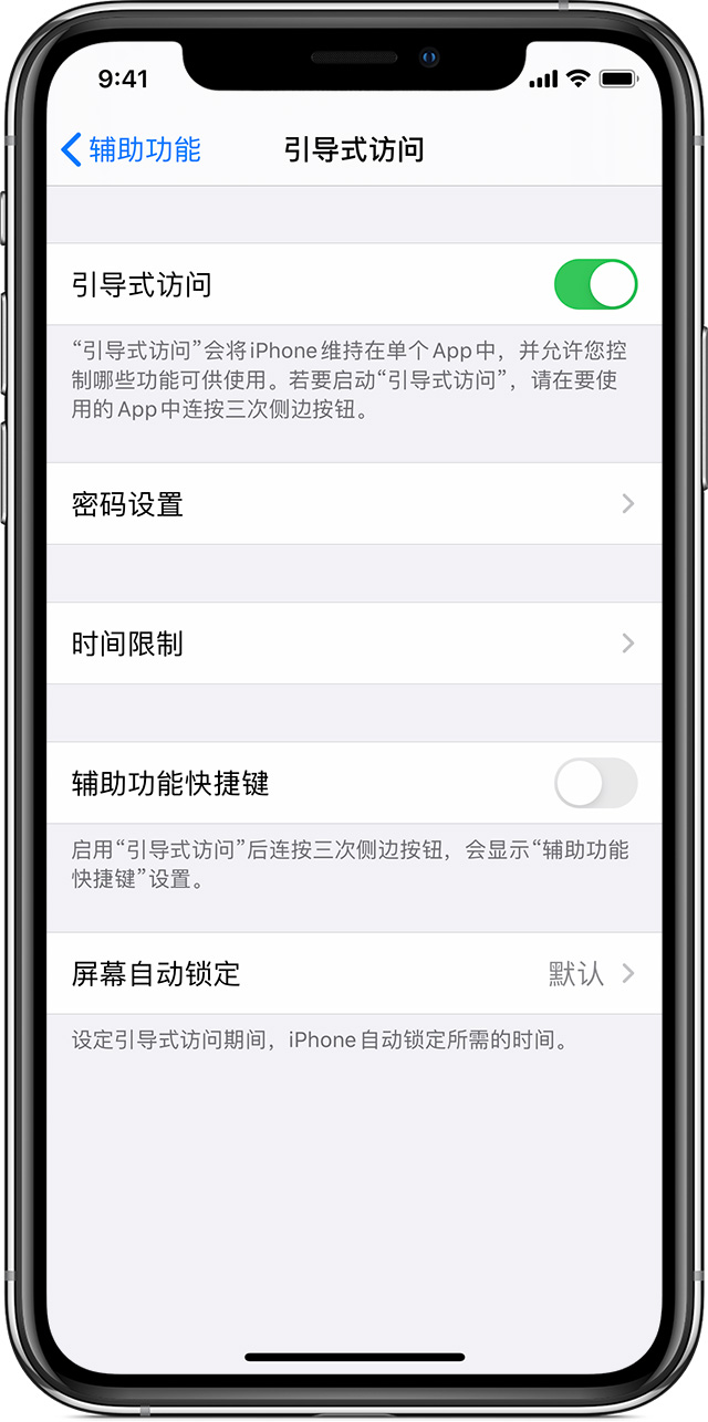 全南苹果手机维修分享如何在 iPhone 上退出引导式访问 