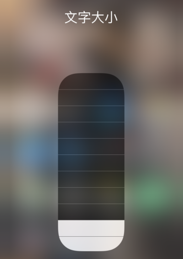 全南苹果手机维修分享小技巧：在 iPhone 控制中心快速调节字体大小 