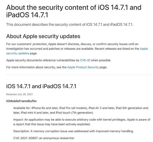 全南苹果手机维修分享iOS 14.7.1 正式版更新内容及升级方法 